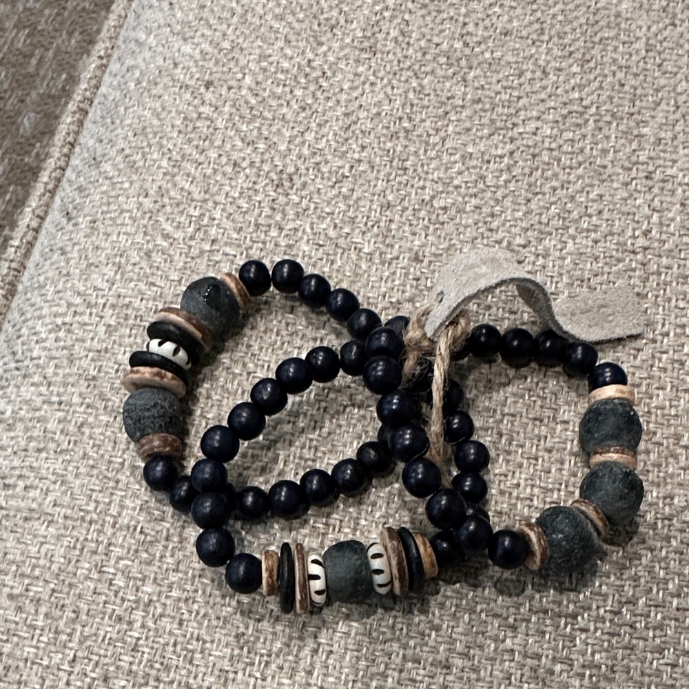 Twine & Twig Beaded Bracelet Set